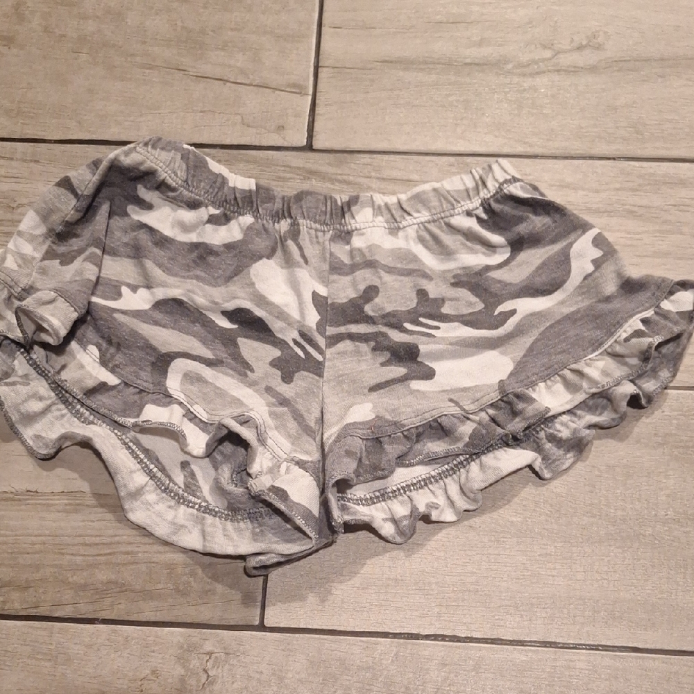🍦So Nikki Gray Camouflage Pajama Shorts💐
